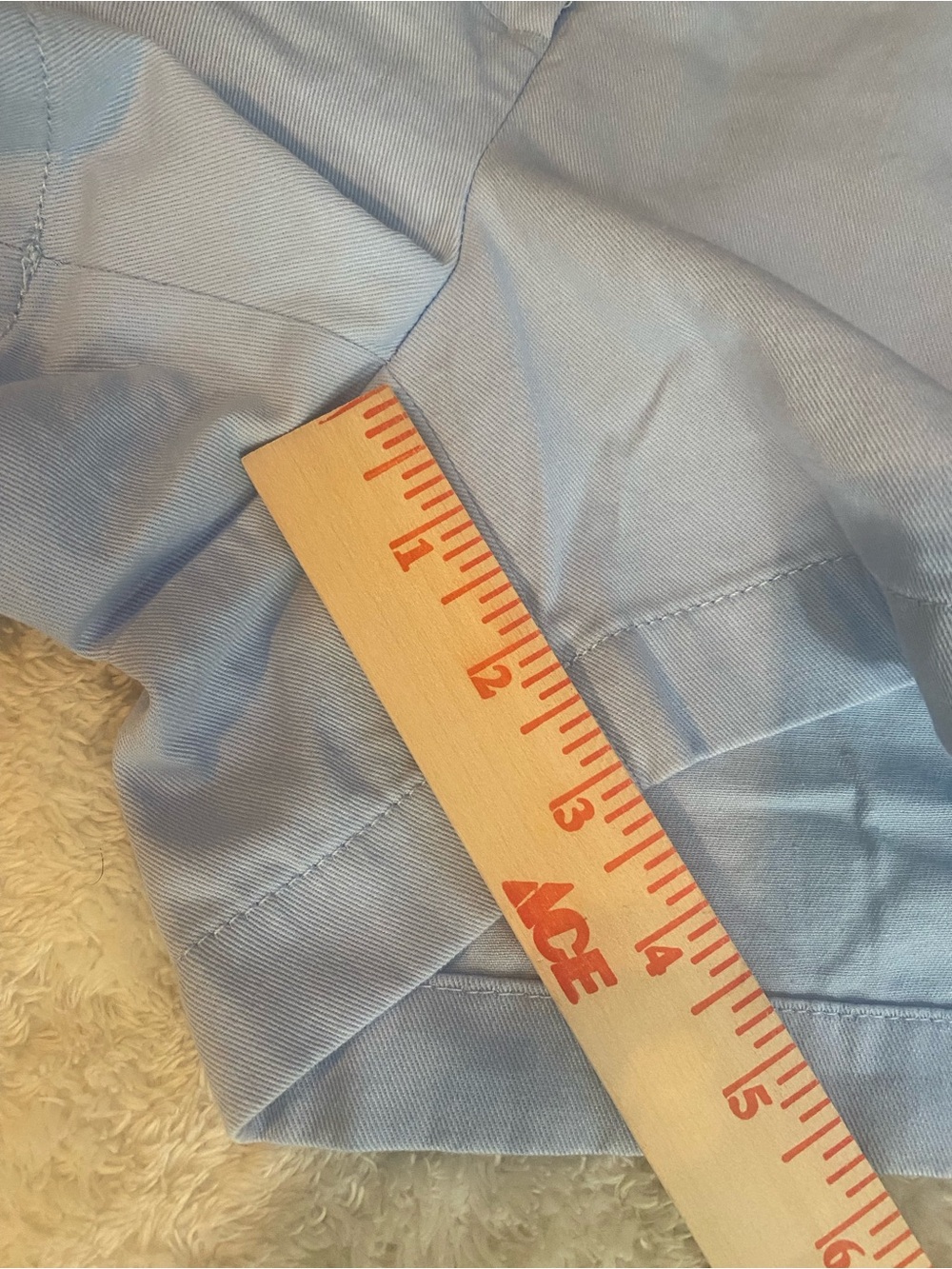 J. Crew Light Blue Cotton Mid-Rise Shorts Size 2 #H5616 - Picture 4 of 7